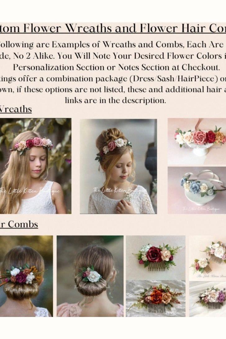 Sleeveless Lace Boho Flower Girl Dress with V-Back and Eyelash Lace - The Little Kitten Boutique