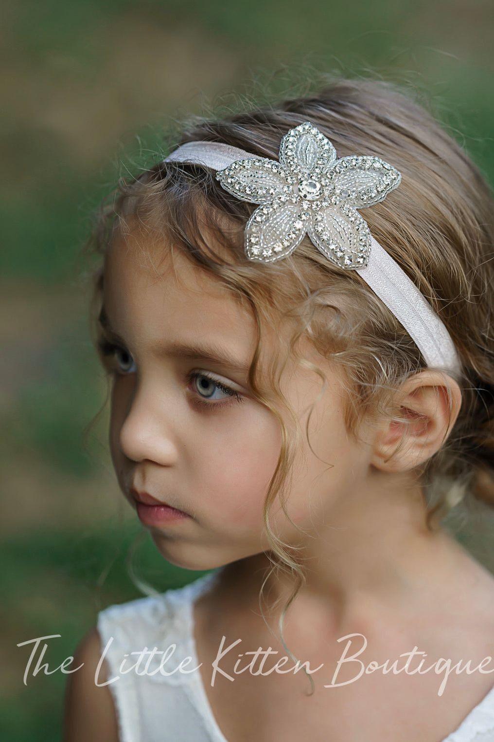 Tutu style flower girl dress / girls special occasion dress - The Little Kitten Boutique