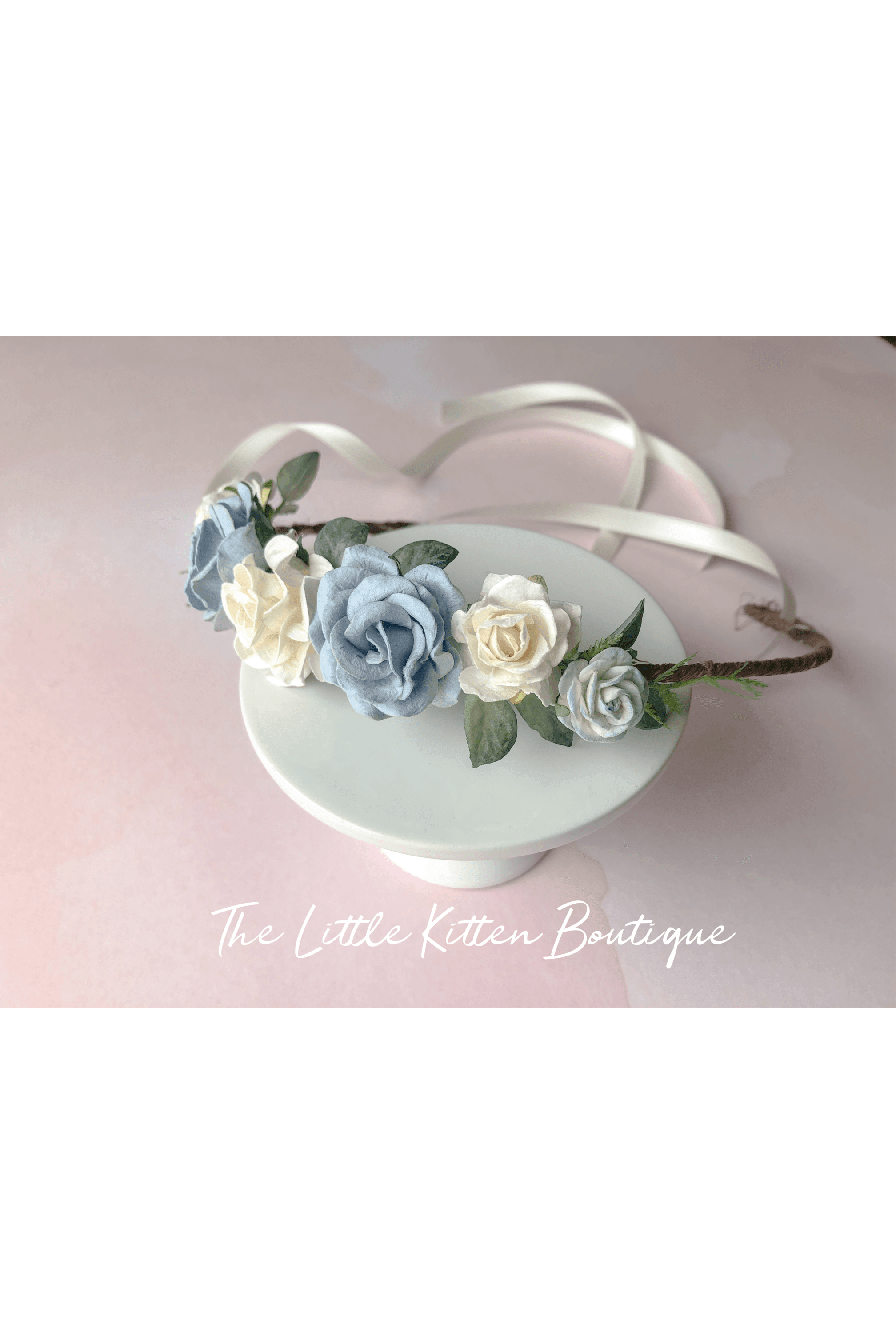 Floral Hair Wreaths on Grapevine / Wedding Hair Accessories - The Little Kitten Boutique