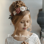 Floral Hair Wreaths on Grapevine / Wedding Hair Accessories - The Little Kitten Boutique