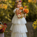 The Perfect Ivory Flower Girl Dress - The Little Kitten Boutique