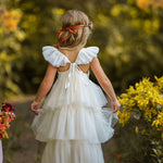 The Perfect Ivory Flower Girl Dress - The Little Kitten Boutique