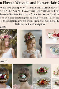 Forest Green, Prima Pink and Mauve Flower Girl Dresses - The Little Kitten Boutique
