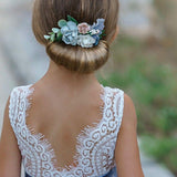 Sleeveless Lace and Tulle Flower Girl Dress - The Little Kitten Boutique