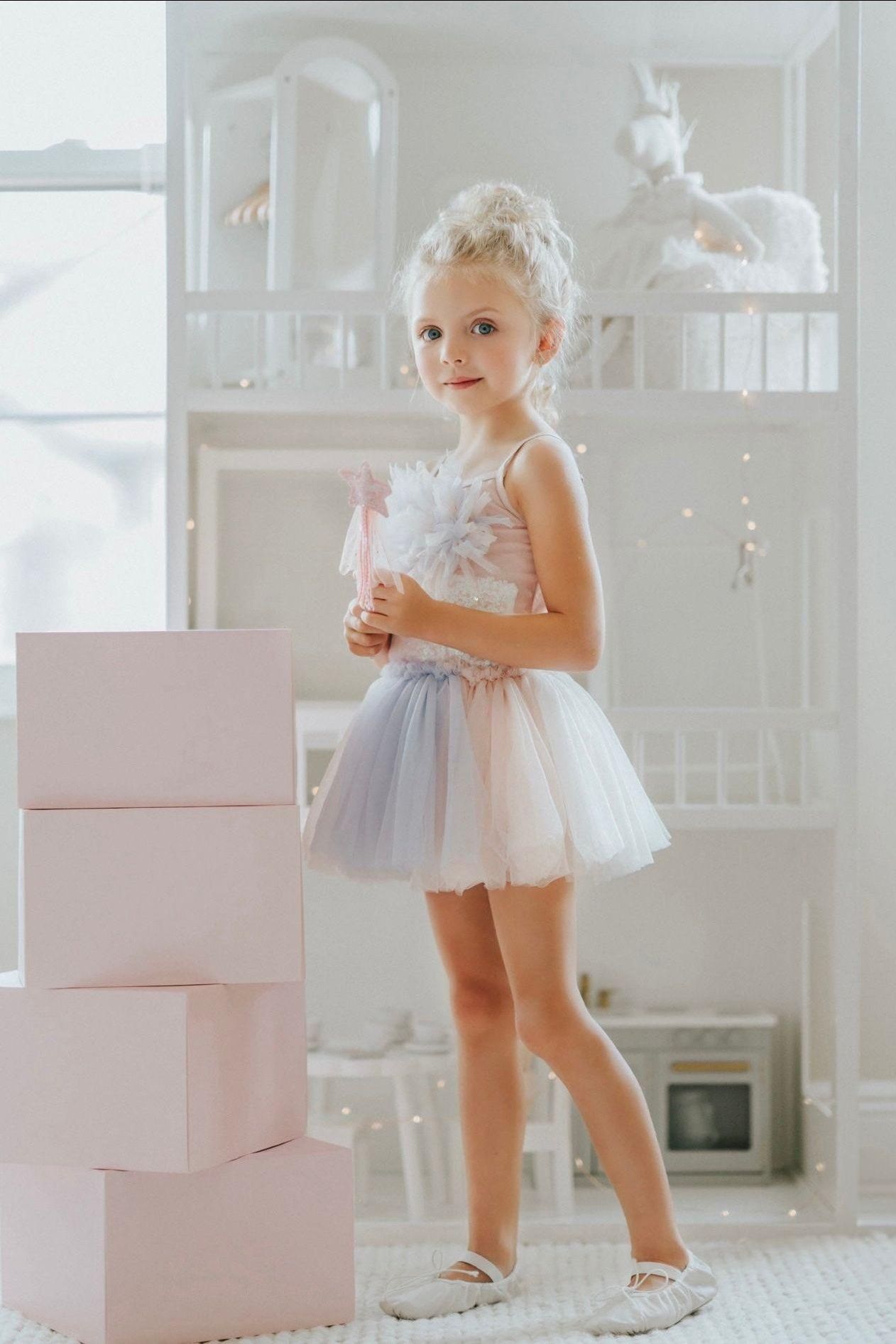 Sugar Plum Fairy Tutu Bodysuit Leotard - The Little Kitten Boutique