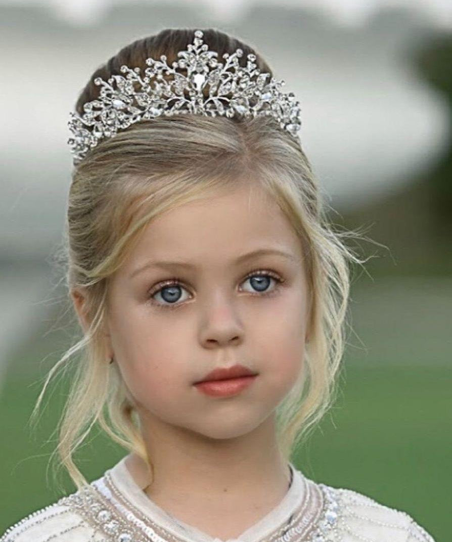 Gold and Silver Crystal Princess Tiaras - Hair Accessories for Weddings - The Little Kitten Boutique