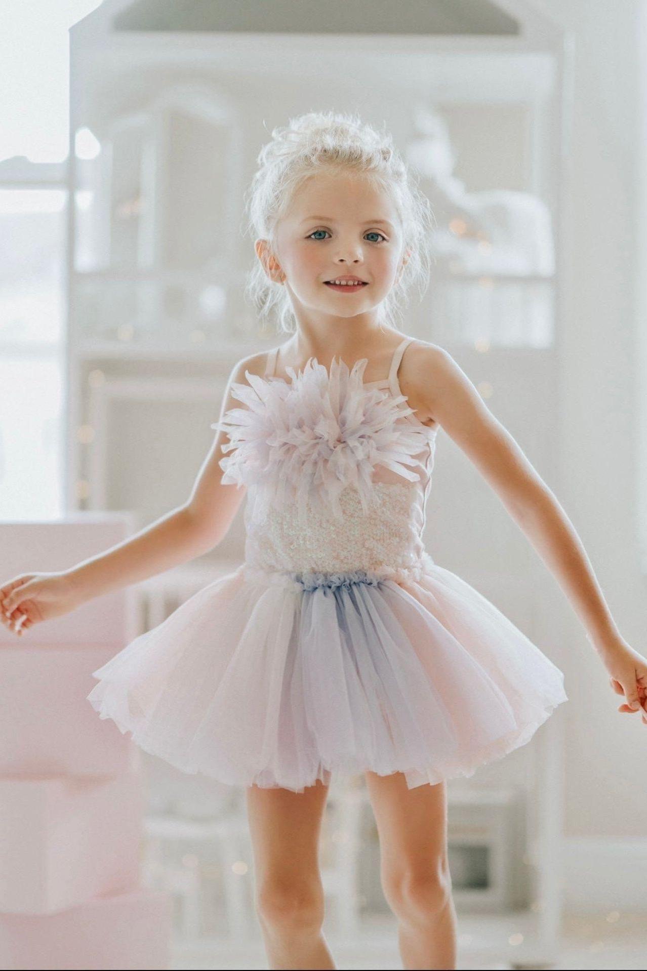 Sugar Plum Fairy Tutu Bodysuit Leotard - The Little Kitten Boutique