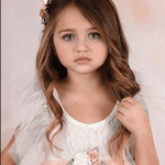 Blush Tulle High Low Flower Girl Dress / Girls Special Occasion Dress - The Little Kitten Boutique