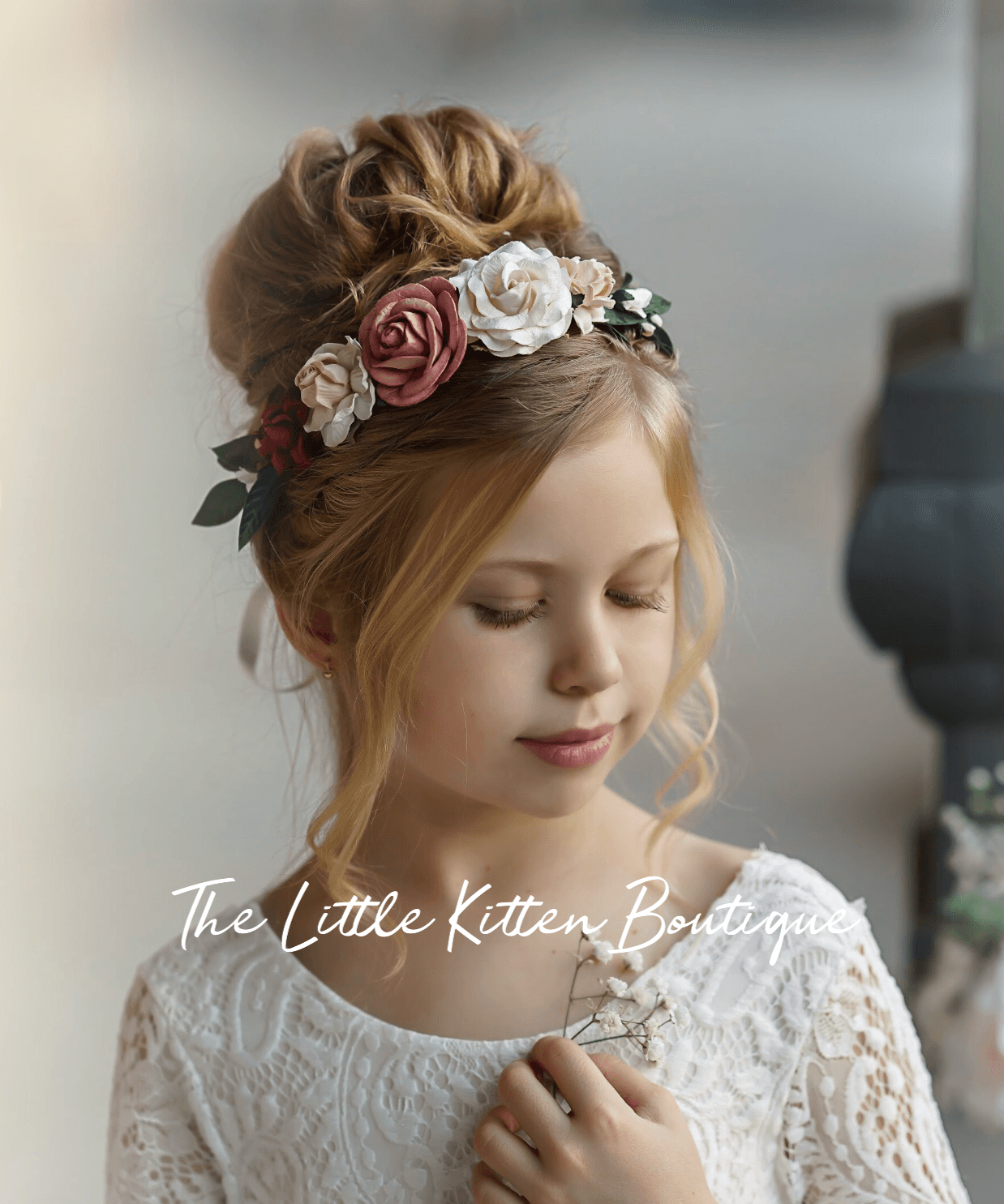 Flower Hair Wreaths / Wedding Hair Accessories - The Little Kitten Boutique