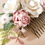 Floral Hair Combs / Wedding Hair Accessories - The Little Kitten Boutique