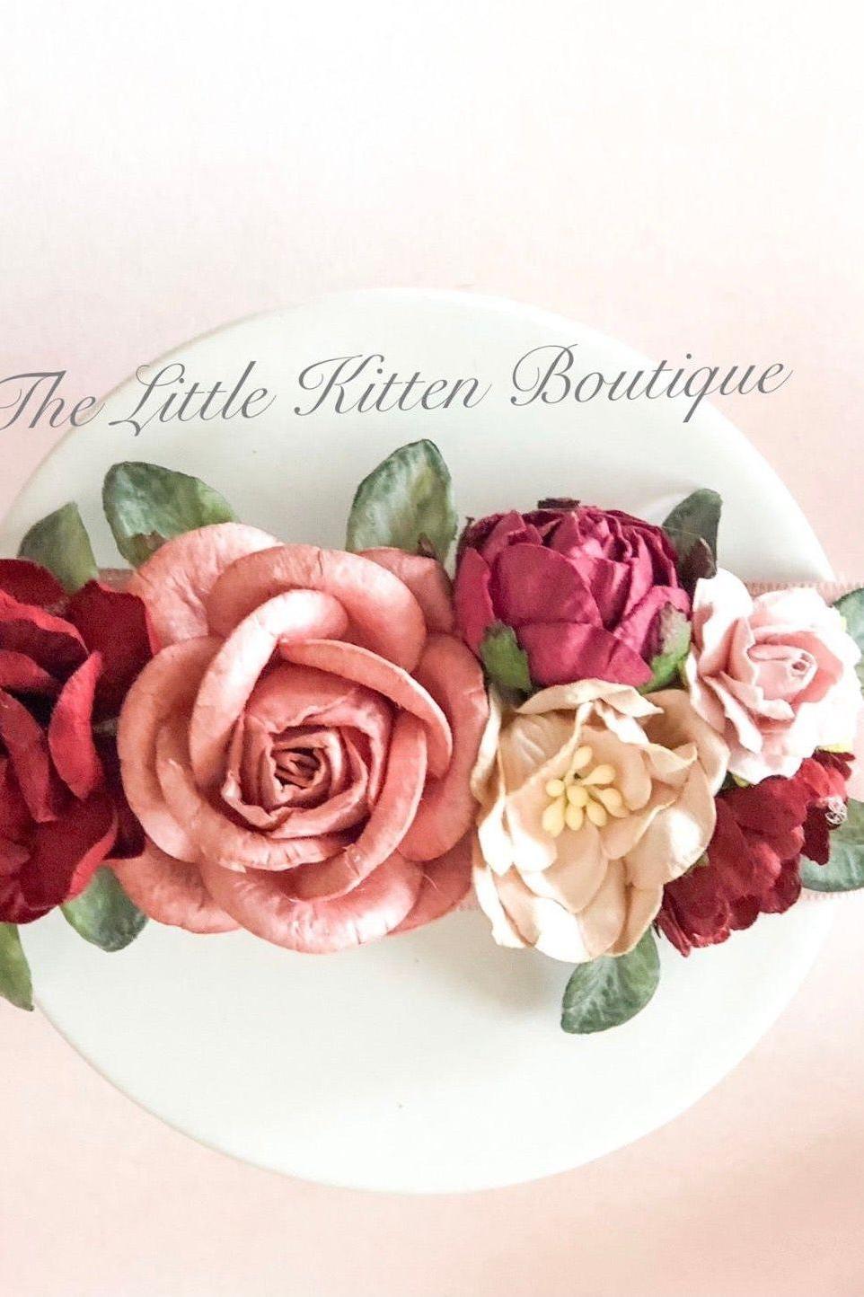 Floral Sashes - The Little Kitten Boutique