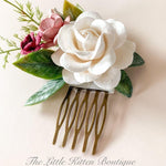 Floral Hair Combs / Wedding Hair Accessories - The Little Kitten Boutique