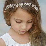 Sleeveless Tulle and Lace Flower Girl Dress - The Little Kitten Boutique