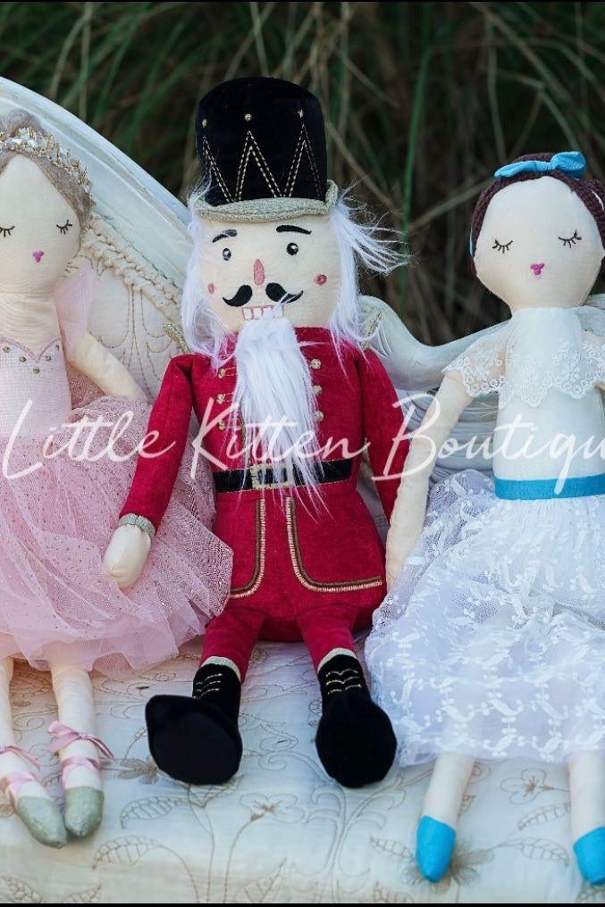 Nutcracker Dolls: Clara, Sugar Plum Fairy and The Nutcracker - The Little Kitten Boutique