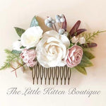 Hair Combs with Flowers for Weddings - The Little Kitten Boutique